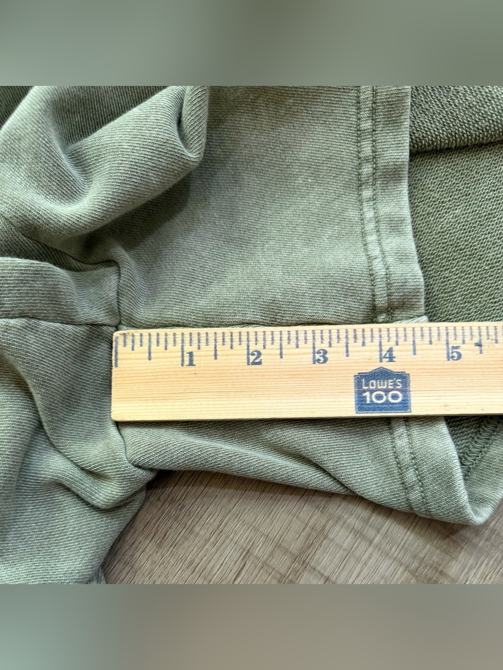 aerie Olive Pull-On Terry Cotton Shorts Size Medium - Picture 8 of 12